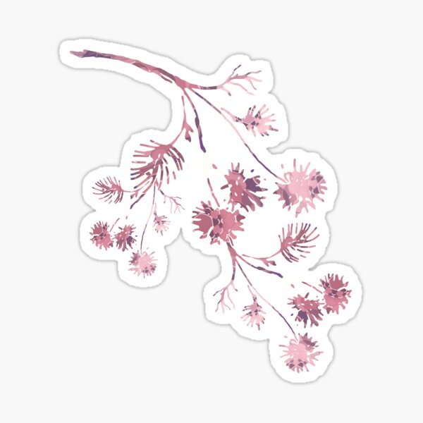 Item preview, Sprig of mimosa on blue designed and sold by Anna Ratkevich.