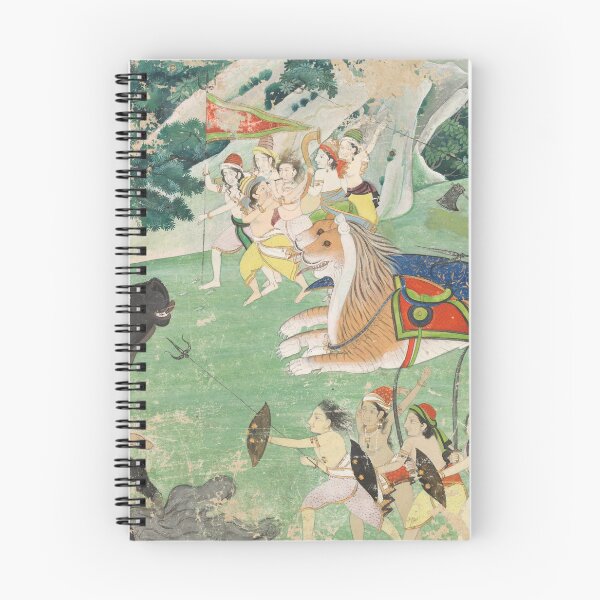 Item preview, Durga Slaying Mahisha designed and sold by HinduArtGallery.