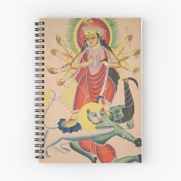Item preview, Durga Killing the Demon Mahisha designed and sold by HinduArtGallery.