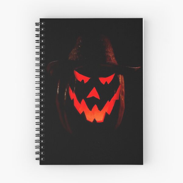 Item preview, Evil Pumpkin in Hat - Spooky Smiling Pumpkin Face Halloween Gift designed and sold by r-silver.