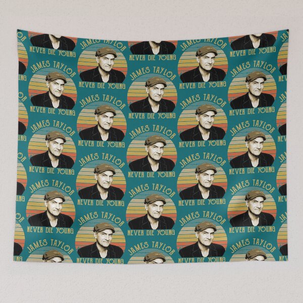 Item preview, Vintage James Taylor Never Die Young Essential designed and sold by BuffaloForest.