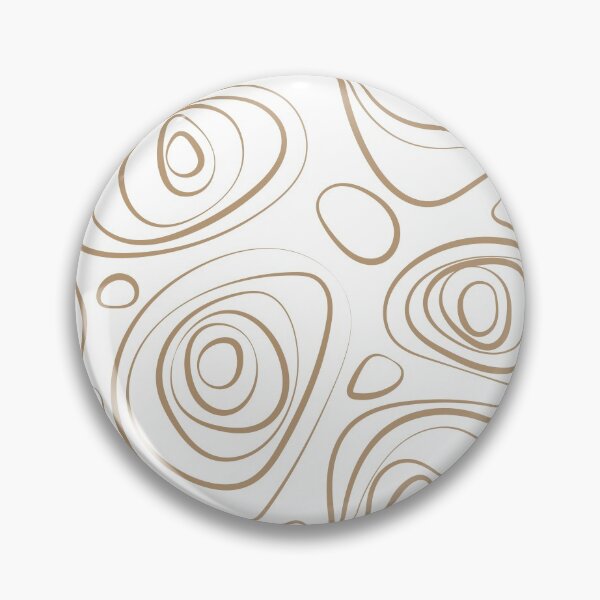 Item preview, Brown and White Wacky Retro Circle Pattern Coordinates w/ Sherwin Williams 2022 Popular Color Woven Wicker SW 9104 designed and sold by ColorOfTheYears.