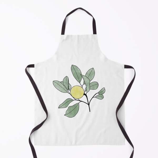 Item preview, Meyer Lemon Branch Colorful Line Drawing designed and sold by makesbymiss.
