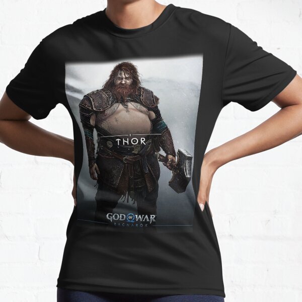 God of War Ragnarok funny Thor Poster Essential T-Shirt for Sale