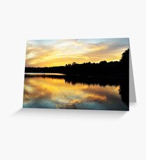 Sunset Reflection Greeting Card