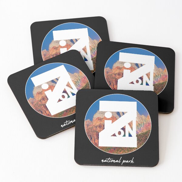 Item preview, Zion national park vintage sunset travel designed and sold by DaryaDarya.