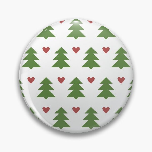 Item preview, Christmas Tree and Hearts Pattern designed and sold by CoolYule.