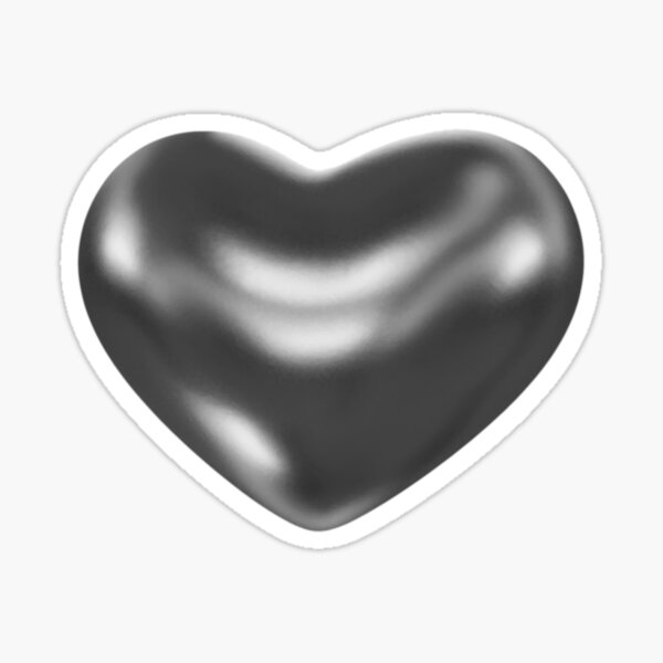 CHROME HEART Black Transparent Sticker Pack