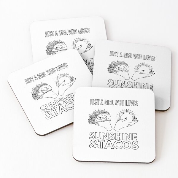 Item preview, Just A Girl Who Loves Sunshine And Tacos designed and sold by Davestre Designs.