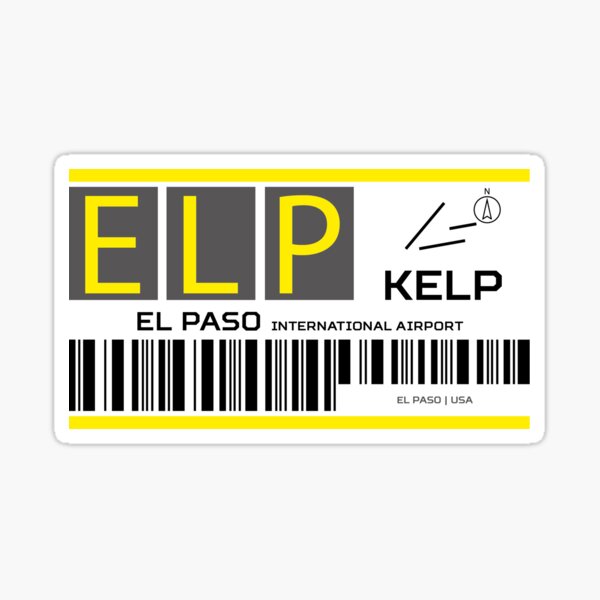 Item preview, Destination El Paso Airport designed and sold by avionuts.