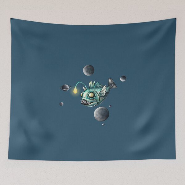 Item preview, Angler Fish with Planets designed and sold by Kylie Yang.