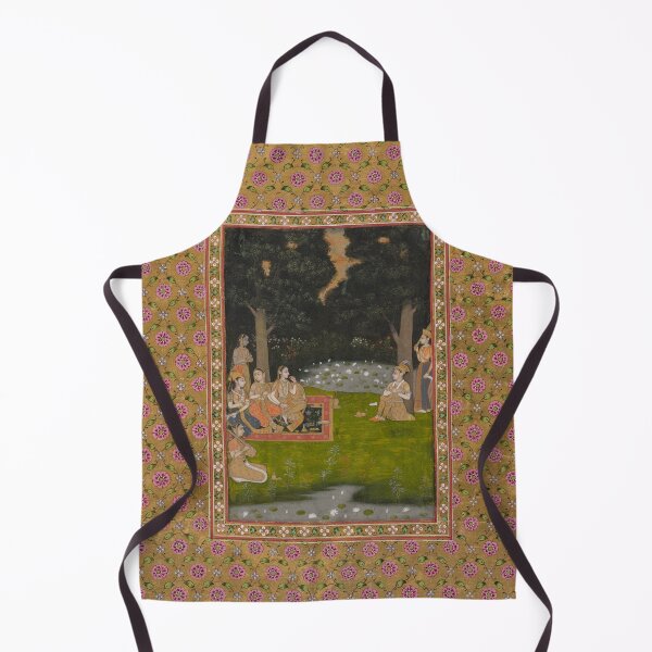 Item preview, Princely Ascetic in the Forest Visited by Ladies designed and sold by HinduArtGallery.