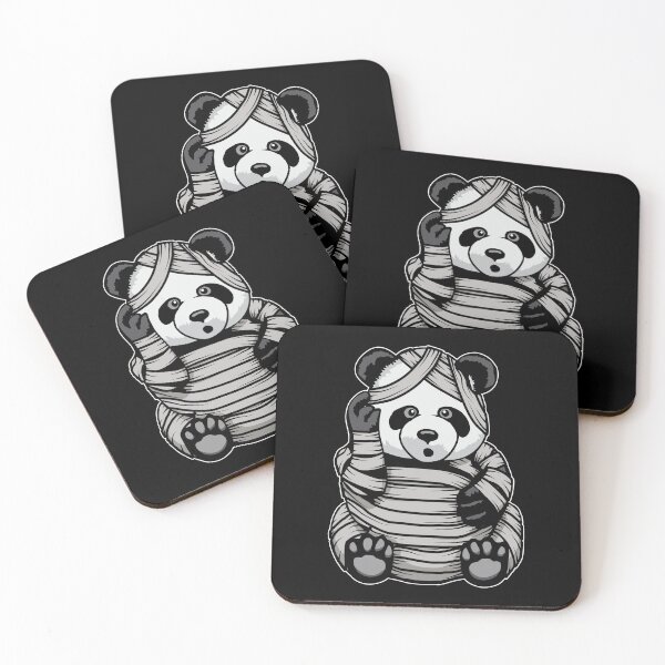 Item preview, Cute Funny Panda Bear In Mummy Halloween Costume designed and sold by GrandeDuc.