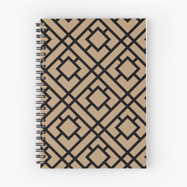 Item preview, Brown and Black Tessellation Line Pattern 24 Coordinates w/ Sherwin Williams 2022 Popular Color Woven Wicker SW 9104 designed and sold by ColorOfTheYears.