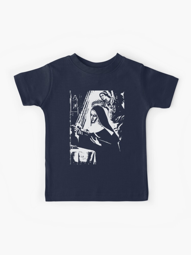 Saint Anthony Pray for US - Toddler/Little Kids Short Sleeve Tee (2T-5T) - Catholic Kid's T-Shirt - Boy Patron Saints - St. Anthony of Padua