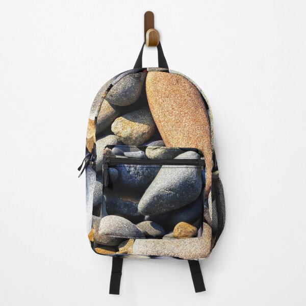 Item preview, Beach Pebbles Greys Browns Orange designed and sold by Beachy.