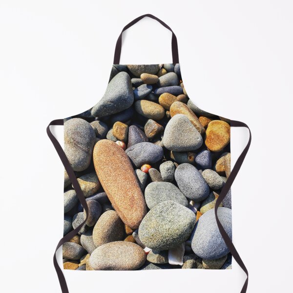Item preview, Beach Pebbles Greys Browns Orange designed and sold by Beachy.