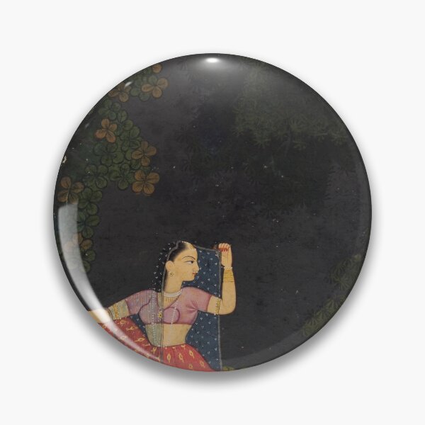 Item preview, A Heroine Waiting for Her Paramour designed and sold by HinduArtGallery.