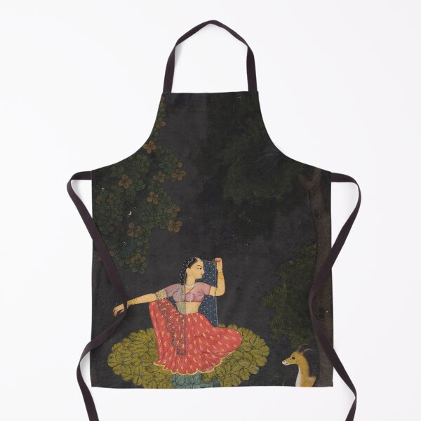 Item preview, A Heroine Waiting for Her Paramour designed and sold by HinduArtGallery.