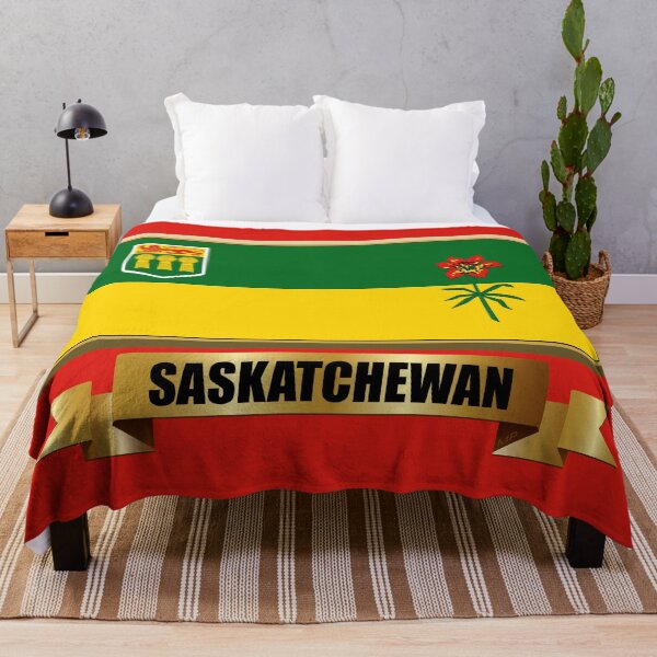 Item preview, SASKATCHEWAN Flag Gifts, Masks, Stickers & Products (GF) designed and sold by mpodger.