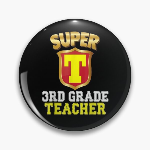 Item preview,  Super Grade Teacher Third Back School Hero Kids designed and sold by rubysheila.