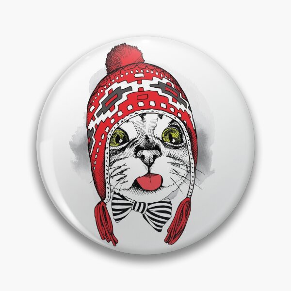 Item preview, CAT in red cap designed and sold by MIDAS05.