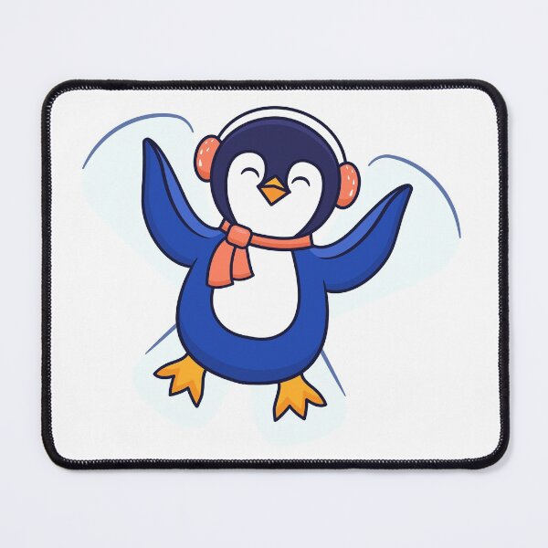 Item preview, Christmas penguin MAKING A SNOW ANGEL designed and sold by Emil1993.