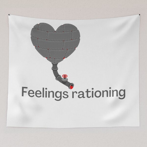 Item preview, Rationing your feelings  designed and sold by SA Butterfly.