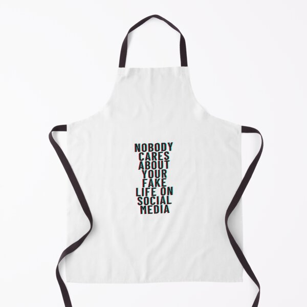 Item preview, nobody cares about your fake life on social media neon quote designed and sold by KIKAIA The Label.