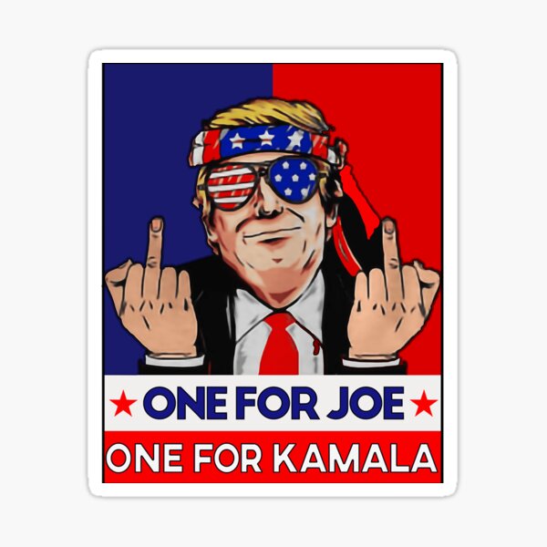 Biden And One For Joe One For Kamala Essential T-Shir Sticker
