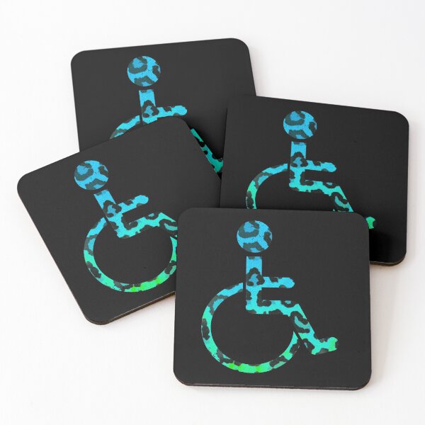 Artikelvorschau, Leopard Blue Cheetah print Disability Awareness -Disability Awareness entworfen und verkauft von Designs Of all kinds.