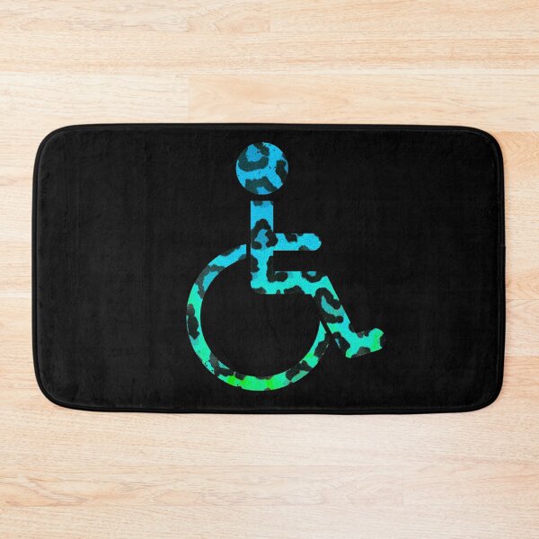 Item preview, Leopard Blue cheetah print Disability Awareness -disability awareness  designed and sold by Designs Of all kinds.