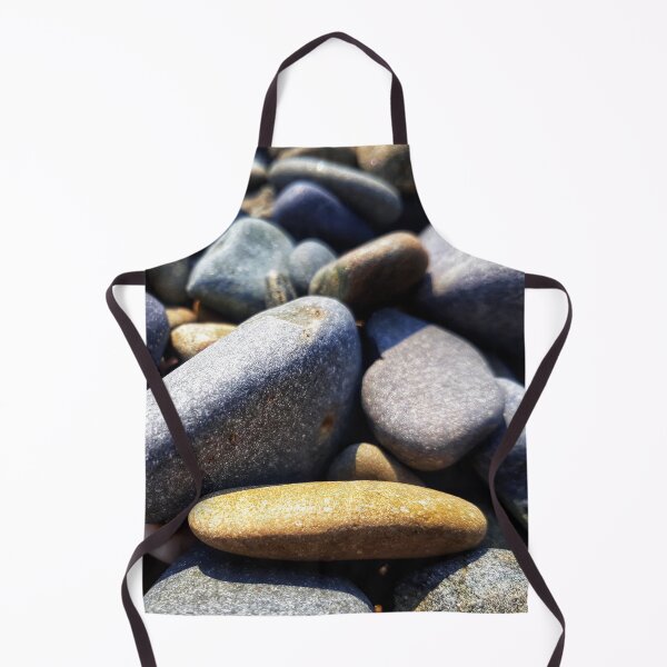 Item preview, Beach Pebbles Greys Vintage Yellow Colors designed and sold by Beachy.