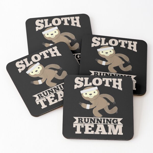Item preview,  Sloth Running Team Heart Marathon Gift designed and sold by rubysheila.