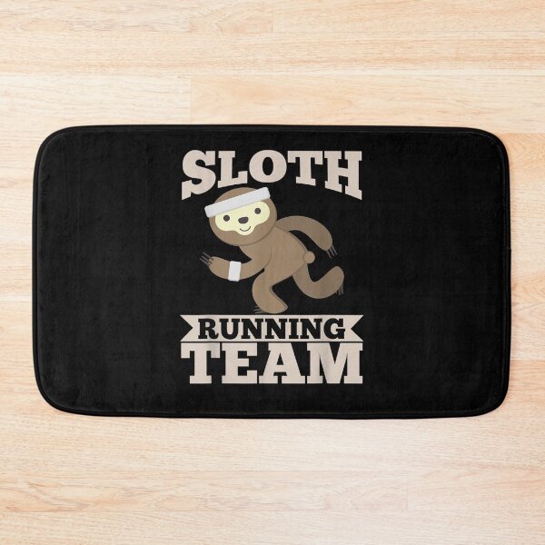 Item preview,  Sloth Running Team Heart Marathon Gift designed and sold by rubysheila.