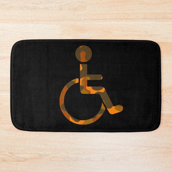 Item preview, Orange camo hunting print Disability Awareness -disability awareness  designed and sold by Designs Of all kinds.