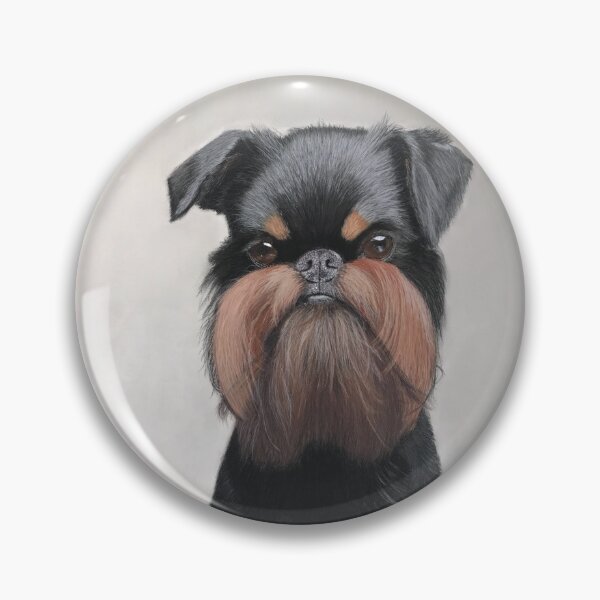 Item preview, Belgian griffon portrait designed and sold by BelgianDogs.