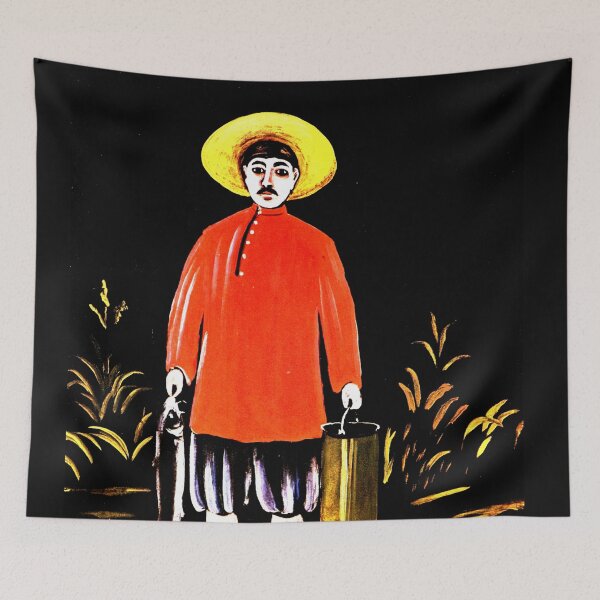 Item preview, Fisherman in a Red Shirt, Niko Pirosmani, 1908, Reproduction, Naive Art designed and sold by ramazis.