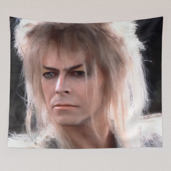 Item preview, Jareth the King of Goblins Falling in the Labyrinth designed and sold by orionlodubyal.