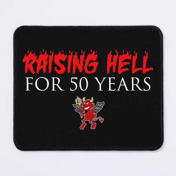 Item preview, Raising Hell 50 Years Devil Cartoon designed and sold by jaycartoonist.