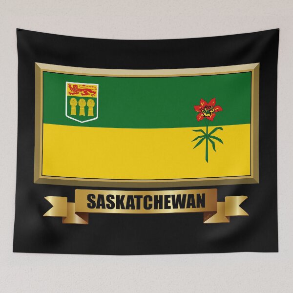 Item preview, SASKATCHEWAN Flag Gifts, Masks, Stickers & Products (N) designed and sold by mpodger.