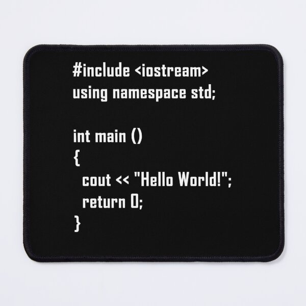 Item preview, Hello World! C++ designed and sold by rapplatt.