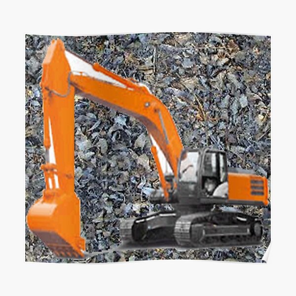 Heavy Equipment Posters Redbubble