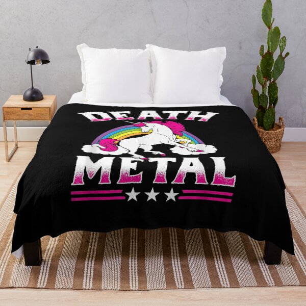 Item preview, Death Metal Rainbow Unicorn Heavy Rock Music Lover Gift designed and sold by rubysheila.
