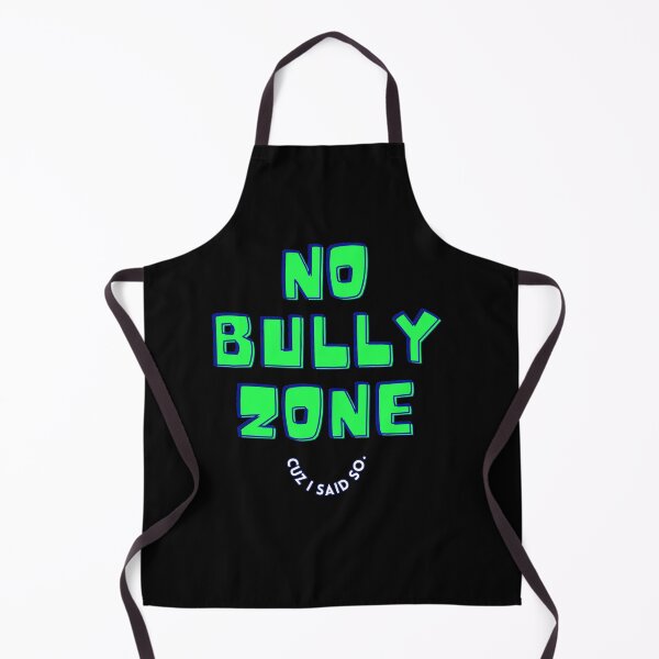 Item preview, Anti Bully slogan to stop bullying here and be kind to a friend No Bully Zone Green designed and sold by studio17designz.