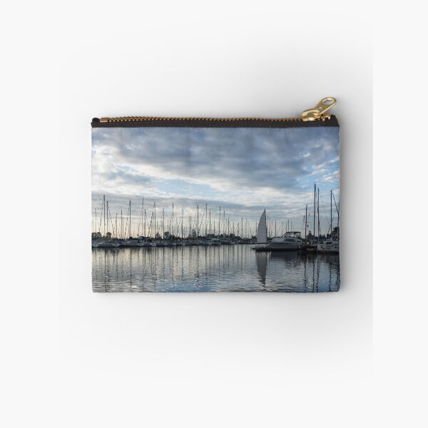 Item preview, Soft Silver Morning - Reflecting on Sails and Yachts designed and sold by Georgia Mizuleva.