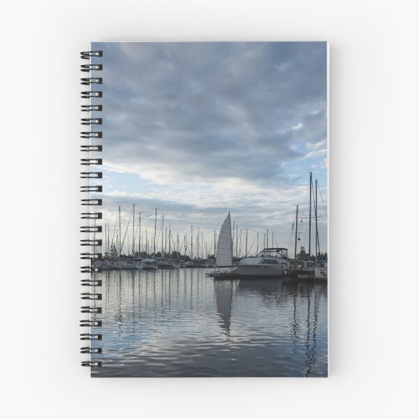Item preview, Soft Silver Morning - Reflecting on Sails and Yachts designed and sold by Georgia Mizuleva.