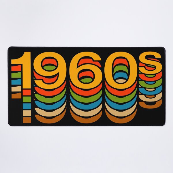 Item preview, 1960s Retro Aesthetic Modern Favorite Decade Tee Shirt  designed and sold by Fashionmonger.
