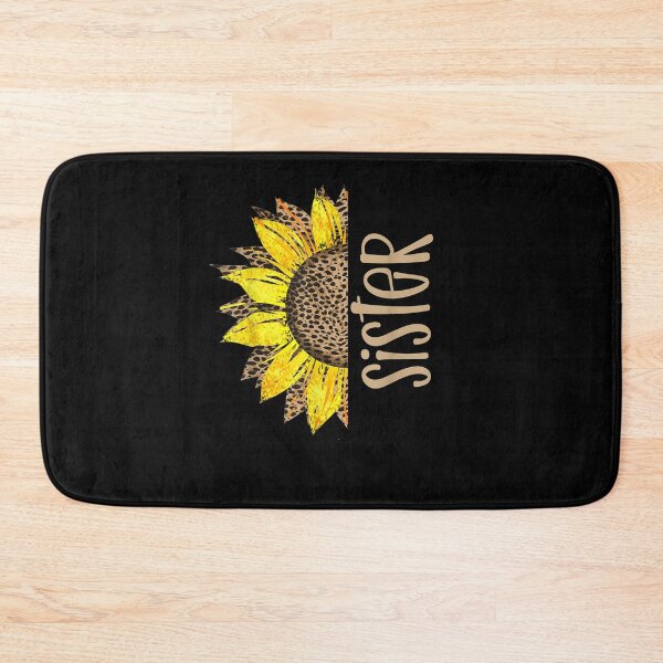 Item preview,  Sister Leopard Print Cheetah Half Sunflower designed and sold by rubysheila.