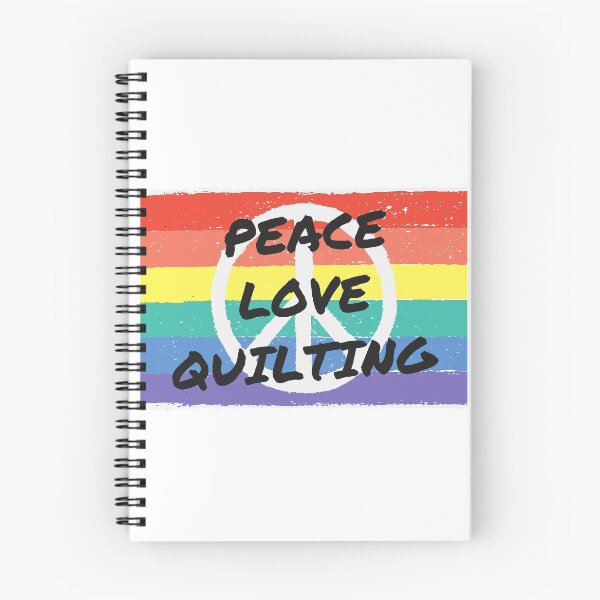 Item preview, Peace. Love. Quilting designed and sold by TheGreenGoat.